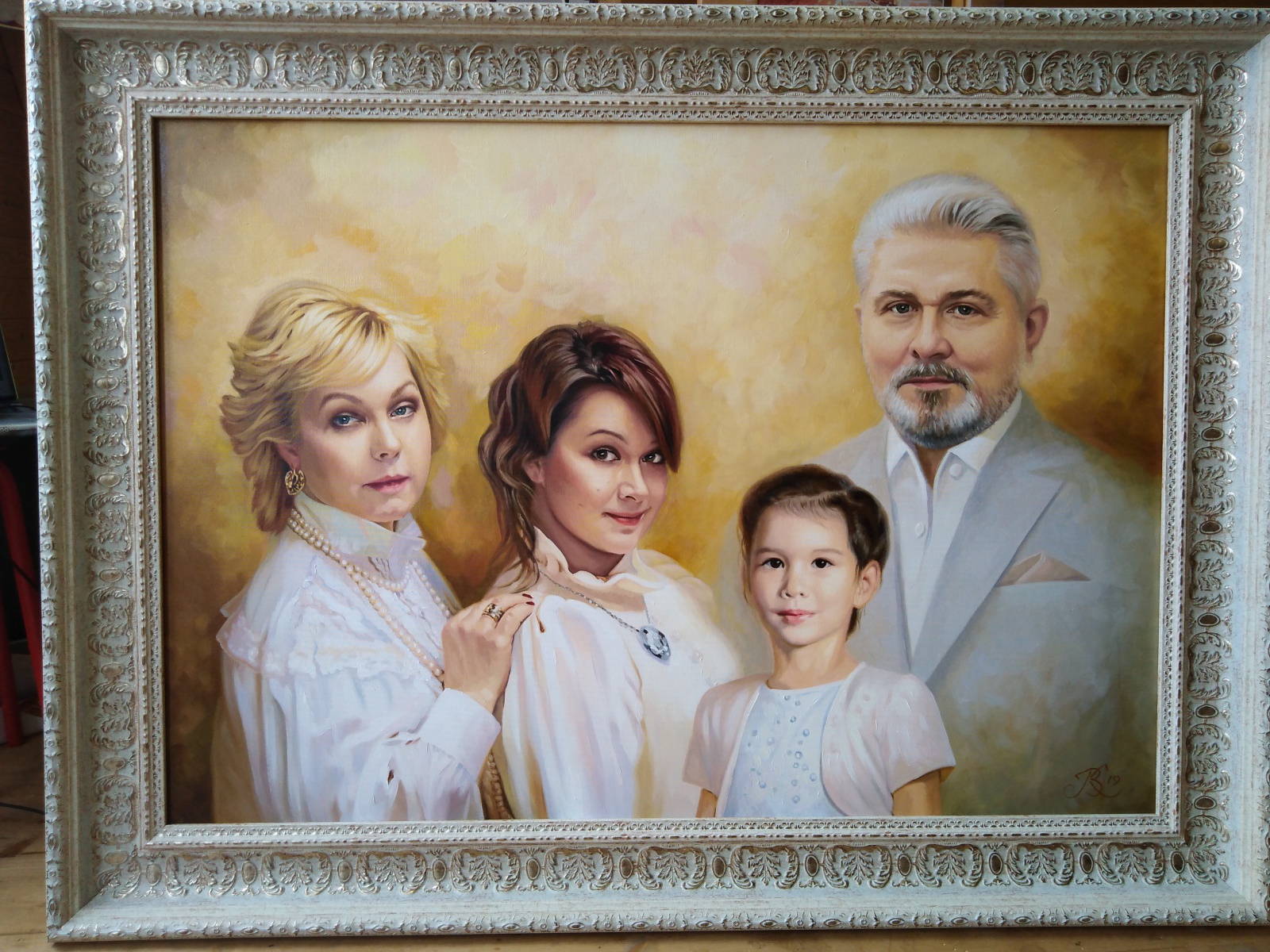 Полина Лучанова семейный портрет